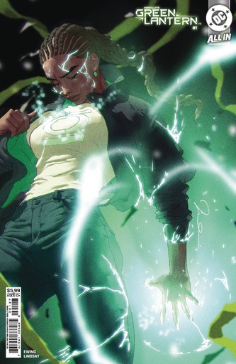 [MAR257277] Absolute Green Lantern #1 (2nd Printing Cover B Gerald Parel Card Stock Variant)