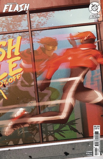 [MAR257274] Absolute Flash #1 (2nd Printing Cover B Gerald Parel Card Stock Variant)