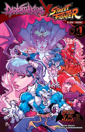 [APR251740] Darkstalkers X Street Fighter: Blood Throne #1 (Cover A Alberto Alburquerque)