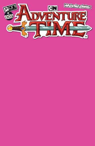 [APR251573] Adventure Time #3 (Cover C Princess Bubblegum Pink Blank Sketch Variant)