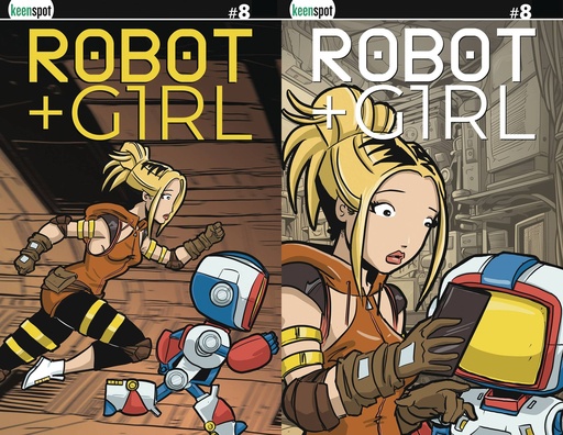 [APR251515] Robot + Girl #8 (Cover C Mike White Holofoil Flipbook Variant)