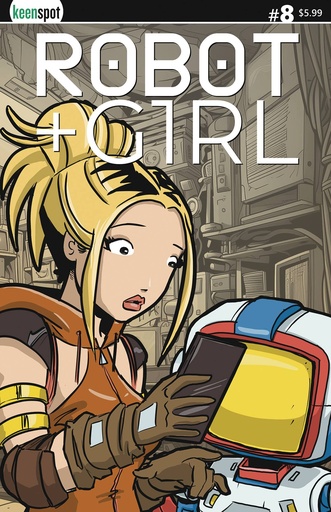 [APR251514] Robot + Girl #8 (Cover B Mike White Notification Variant)