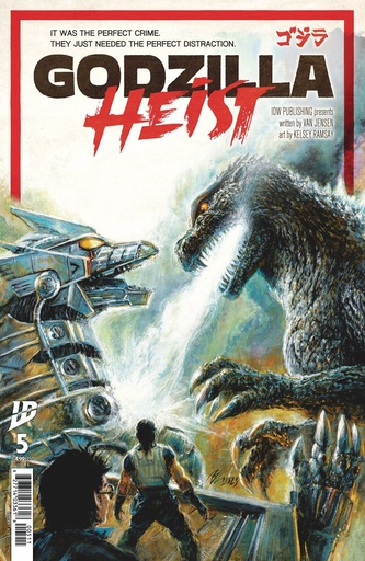 [APR251014] Godzilla: Heist #5 (Cover A Bob Eggleton)