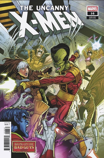 [APR250579] Uncanny X-Men #16 (Netho Diaz Bring on the Bad Guys Variant)