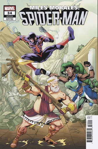 [APR250540] Miles Morales: Spider-Man #34 (Logan Lubera 5-Part Connecting Variant)