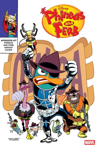 [APR250425] Avengers #27 (Jacob Chabot Phineas and Ferb Variant)