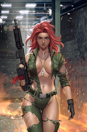 [APR250289] Heat Seeker: Exposed - A Gun Honey Series #2 (Cover F Inhyuk Lee Foil Virgin Variant)