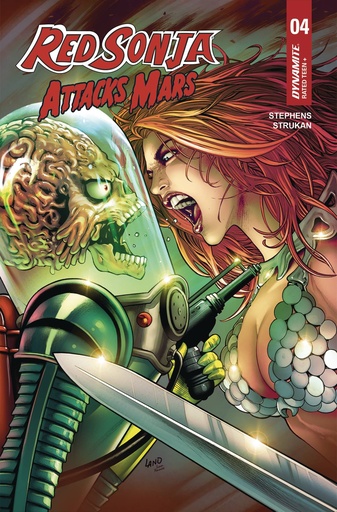 [APR250127] Red Sonja Attacks Mars #4 (Cover C Greg Land)