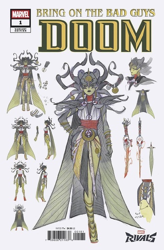 [MAR257019] Bring on the Bad Guys: Doom #1 (Peach Momoko Marvel Rivals Variant)