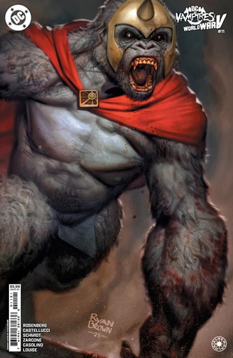 [MAY253352] DC vs. Vampires: World War V #11 of 12 (Cover B Ryan Brown Card Stock Variant)
