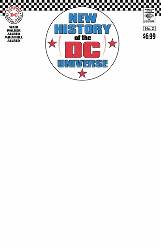 [MAY253340] New History of the DC Universe #2 of 4 (Cover F Blank Card Stock Variant)