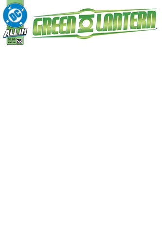 [MAY253283] Green Lantern #25 (Cover E Blank Card Stock Variant)