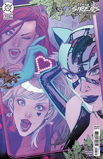 [MAY253167] Gotham City Sirens: Unfit for Orbit #5 of 5 (Cover C Guillem March Connecting Card Stock Variant)