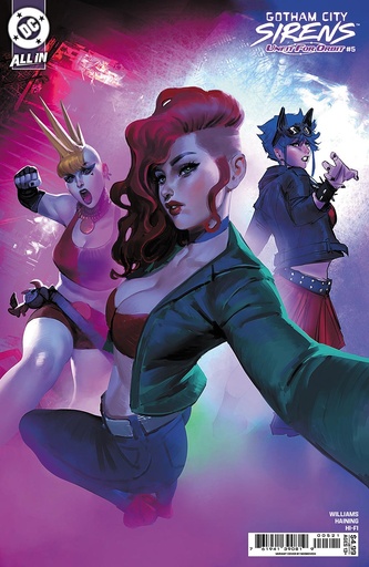 [MAY253166] Gotham City Sirens: Unfit for Orbit #5 of 5 (Cover B Noobovich Card Stock Variant)