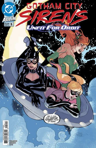 [MAY253165] Gotham City Sirens: Unfit for Orbit #5 of 5 (Cover A Terry Dodson & Rachel Dodson)