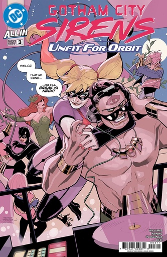 [MAY253155] Gotham City Sirens: Unfit for Orbit #3 of 5 (Cover A Terry Dodson & Rachel Dodson)