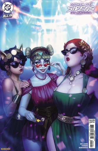 [MAY253151] Gotham City Sirens: Unfit for Orbit #2 of 5 (Cover B Noobovich Card Stock Variant)