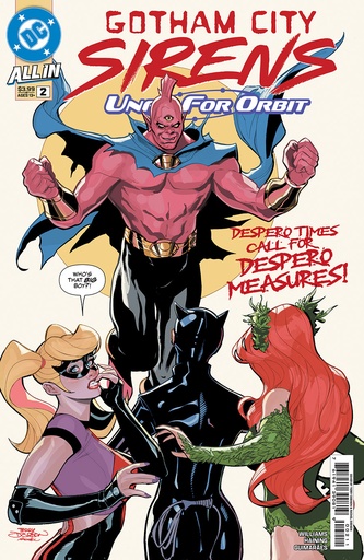 [MAY253150] Gotham City Sirens: Unfit for Orbit #2 of 5 (Cover A Terry Dodson & Rachel Dodson)