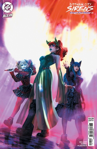 [MAY253145] Gotham City Sirens: Unfit for Orbit #1 of 5 (Cover B Noobovich Card Stock Variant)