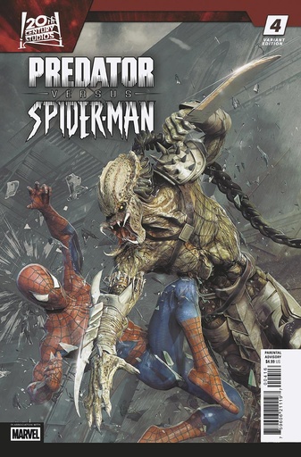 [MAY250576] Predator vs. Spider-Man #4 of 4 (1:25 Bjorn Barends Variant)