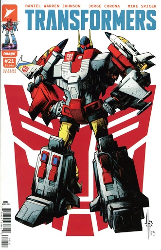 Transformers #21 (2nd Printing Cover B Jason Howard Autobot Variant)