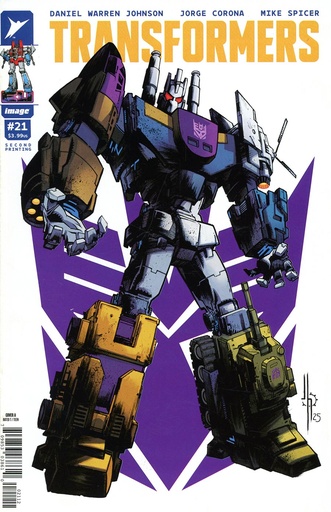 Transformers #21 (2nd Printing Cover A Jason Howard Decepticon Variant)