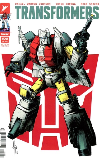 Transformers #20 (2nd Printing Cover B Jason Howard Autobot Variant)