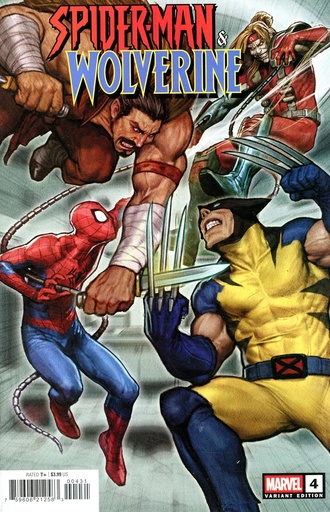 [JUN250473] Spider-Man & Wolverine #4 (Stonehouse Variant)