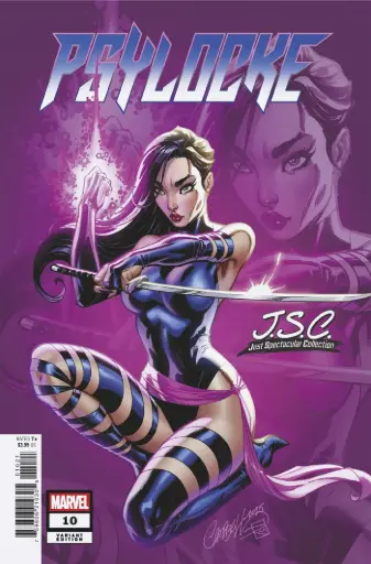 Psylocke #10 (J Scott Campbell Just Spectacular Collection Variant)