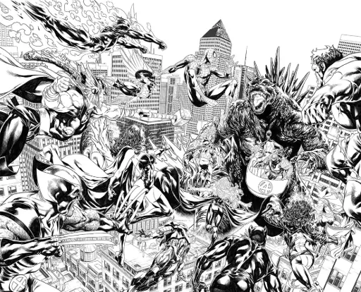 [MAY255152] Godzilla Destroys the Marvel Universe #1 (2nd Printing 1:25 Mark Brooks Virgin Variant)