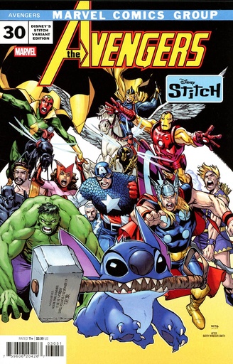 [MAY255158] Avengers #30 (Humberto Ramos Disney Stitch Variant)