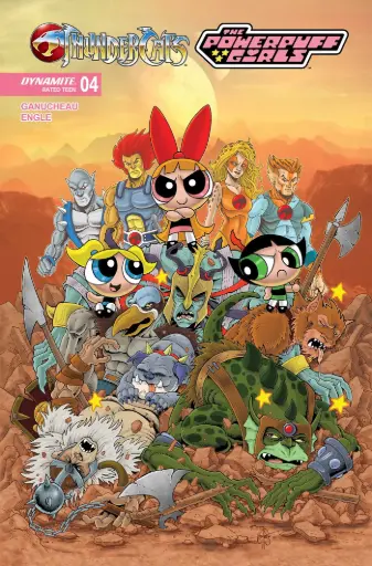 [JUL250199] Thundercats/The Powerpuff Girls #4 (Cover C Ken Haeser)