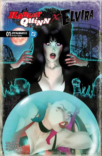 [AUG252774] Harley Quinn X Elvira #1 (Cover D Ben Caldwell)