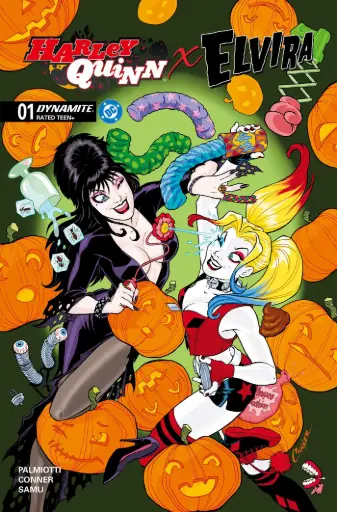 [AUG252771] Harley Quinn X Elvira #1 (Cover A Amanda Conner)