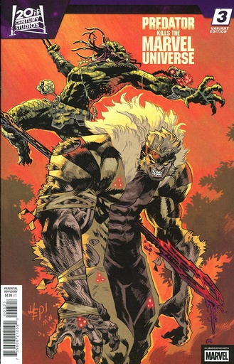 [AUG251665] Predator Kills the Marvel Universe #3 (Scott Hepburn Hunting The Hunters Variant)
