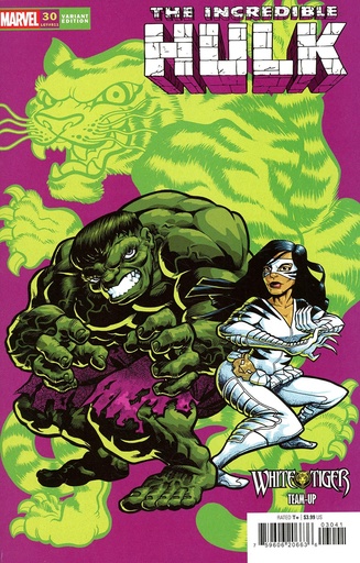 [AUG251582] Incredible Hulk #30 (J Gonzo White Tiger Team-Up Variant)