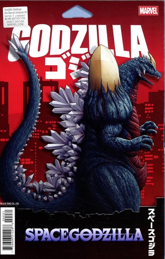 [AUG251567] Godzilla Destroys the Marvel Universe #4 (John Tyler Christopher Action Figure Variant)