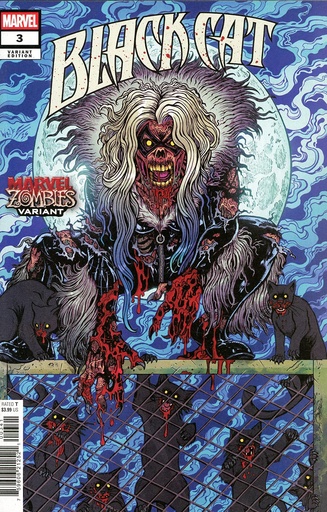 [AUG251506] Black Cat #3 (Maria Wolf Marvel Zombies Variant)