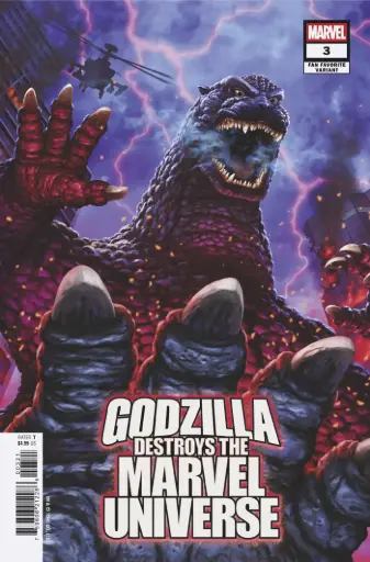 [JUL252031] Godzilla Destroys the Marvel Universe #3 (Kaida Yuji Fan Favorite Variant)