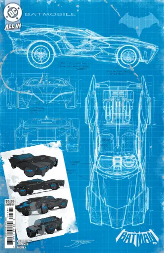 [SEP251356] Batman #3 (Cover E Jorge Jimenez Bat-Gadget Card Stock Variant)