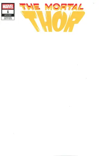 [JUN250306] Mortal Thor #1 (Blank Variant)