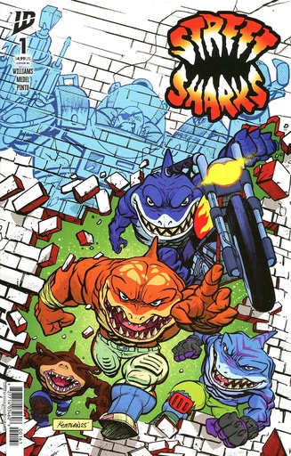 [JUL253009] Street Sharks #1 (1:25 Kevin Anthony Catalan Variant)