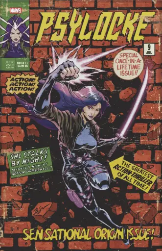 [MAY250423] Psylocke #9 (Benjamin Su Retro Vision Variant)