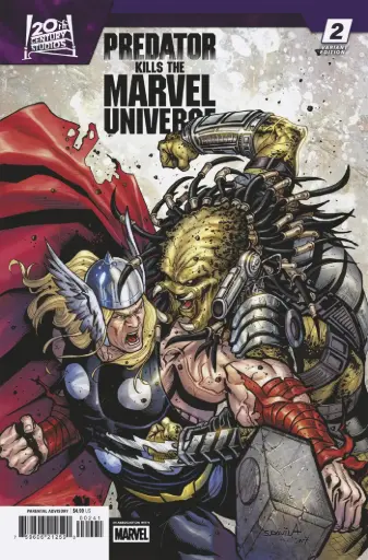 Predator Kills the Marvel Universe #2 (Sergio Davila Variant)