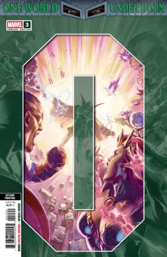 [APR257363] One World Under Doom #3 of 9 (2nd Printing Ben Harvey Variant)