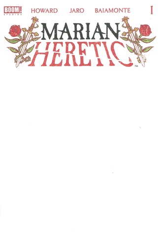[JUN255136] Marian Heretic #1 (Cover I White Blank Variant)