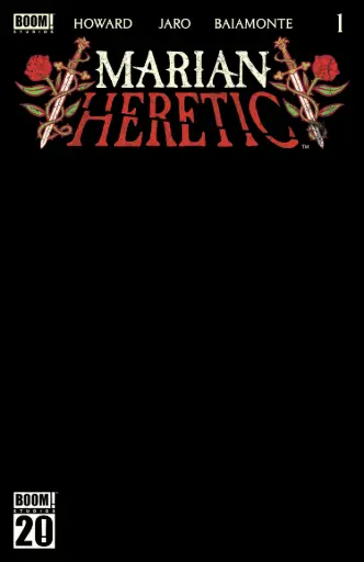 [JUN255135] Marian Heretic #1 (Cover H Black Blank Variant)