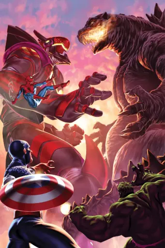 [SEP250976] Godzilla Destroys the Marvel Universe #5 (1:50 Mark Brooks Virgin Variant)