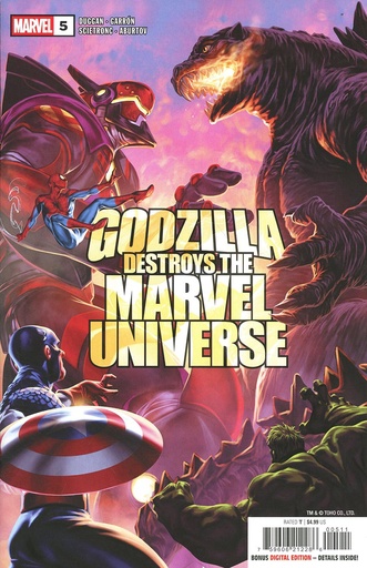 Godzilla Destroys the Marvel Universe #5