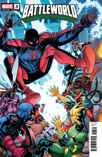 Battleworld #3 (Nick Bradshaw 5-Part Connecting Variant)